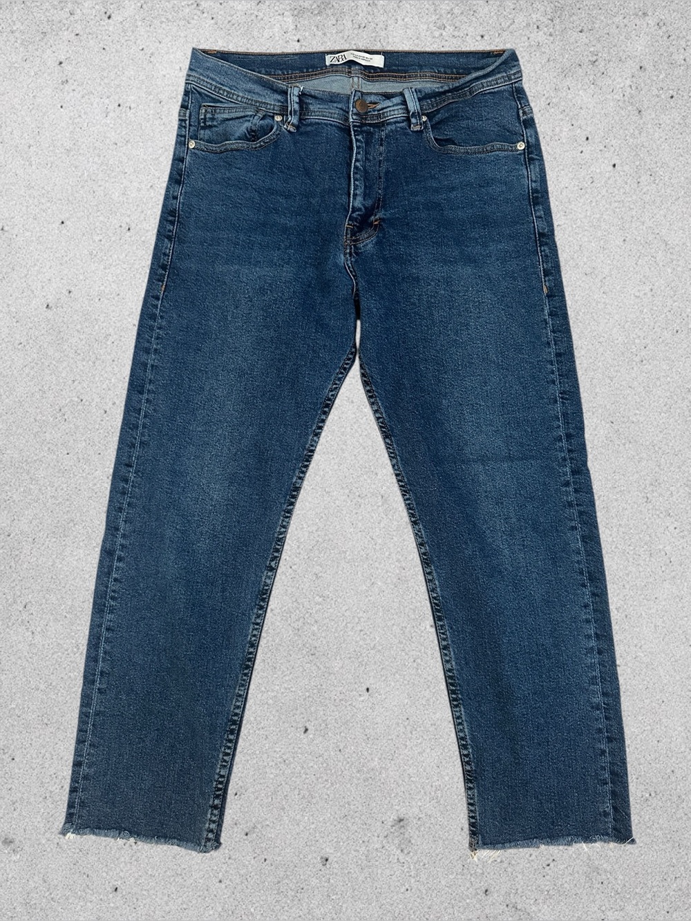 Zara Cropped Taper Jeans